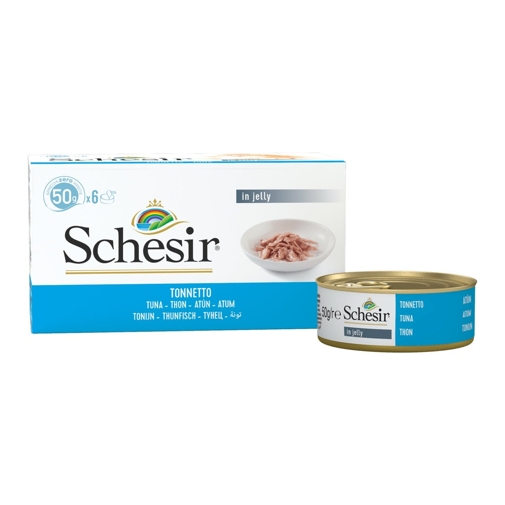 19% OFF: Schesir Tuna in Natural Jelly Adult Canned Cat Food Multipack 50g x 6