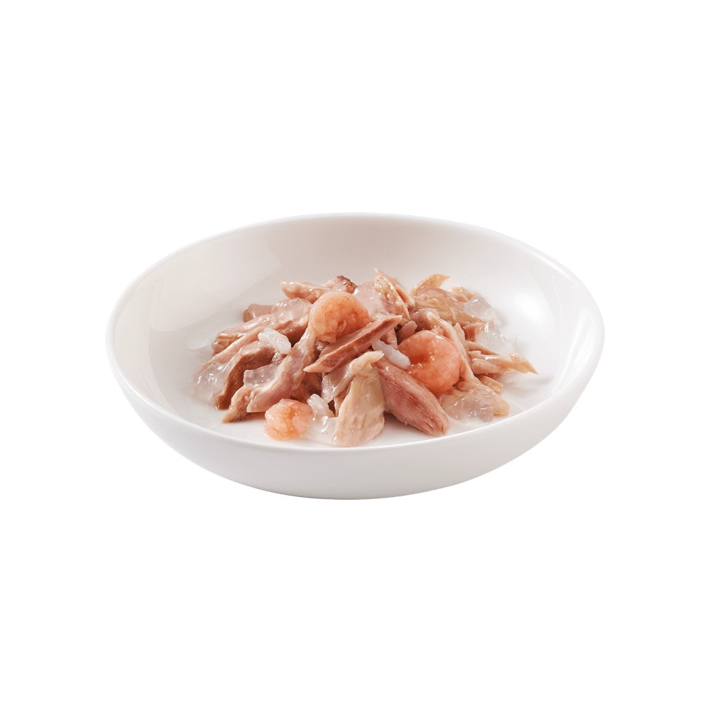 19% OFF: Schesir Tuna with Shrimps in Natural Jelly Adult Canned Cat Food Multipack 50g x 6