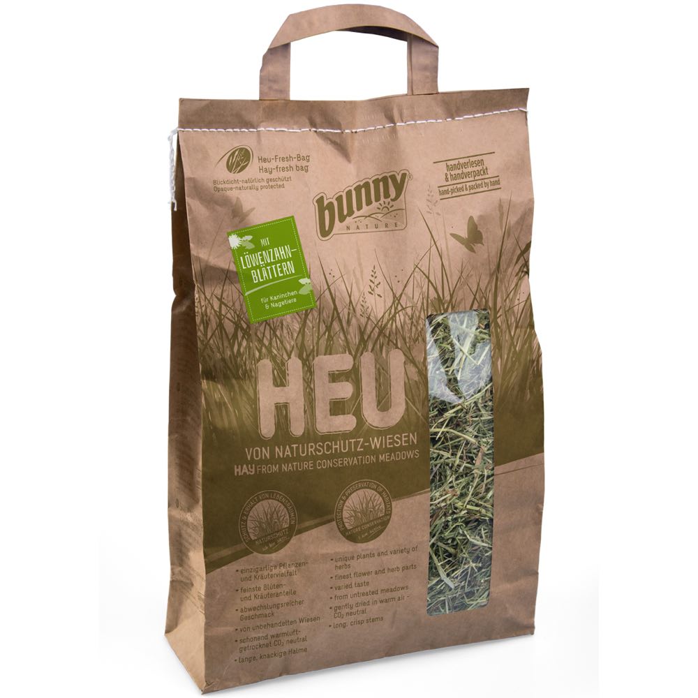 Bunny Nature Hay With Dandelion Leaves 250g