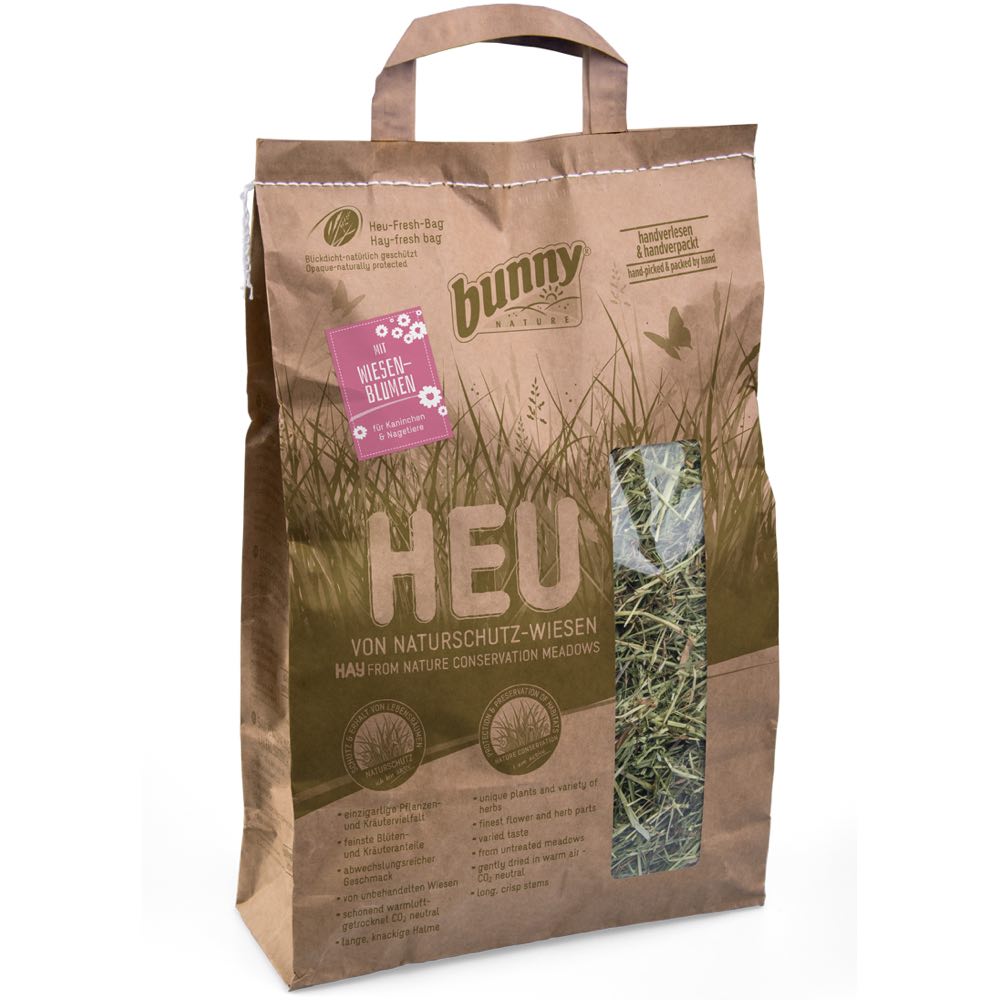 Bunny Nature Hay With Meadow Flowers 250g