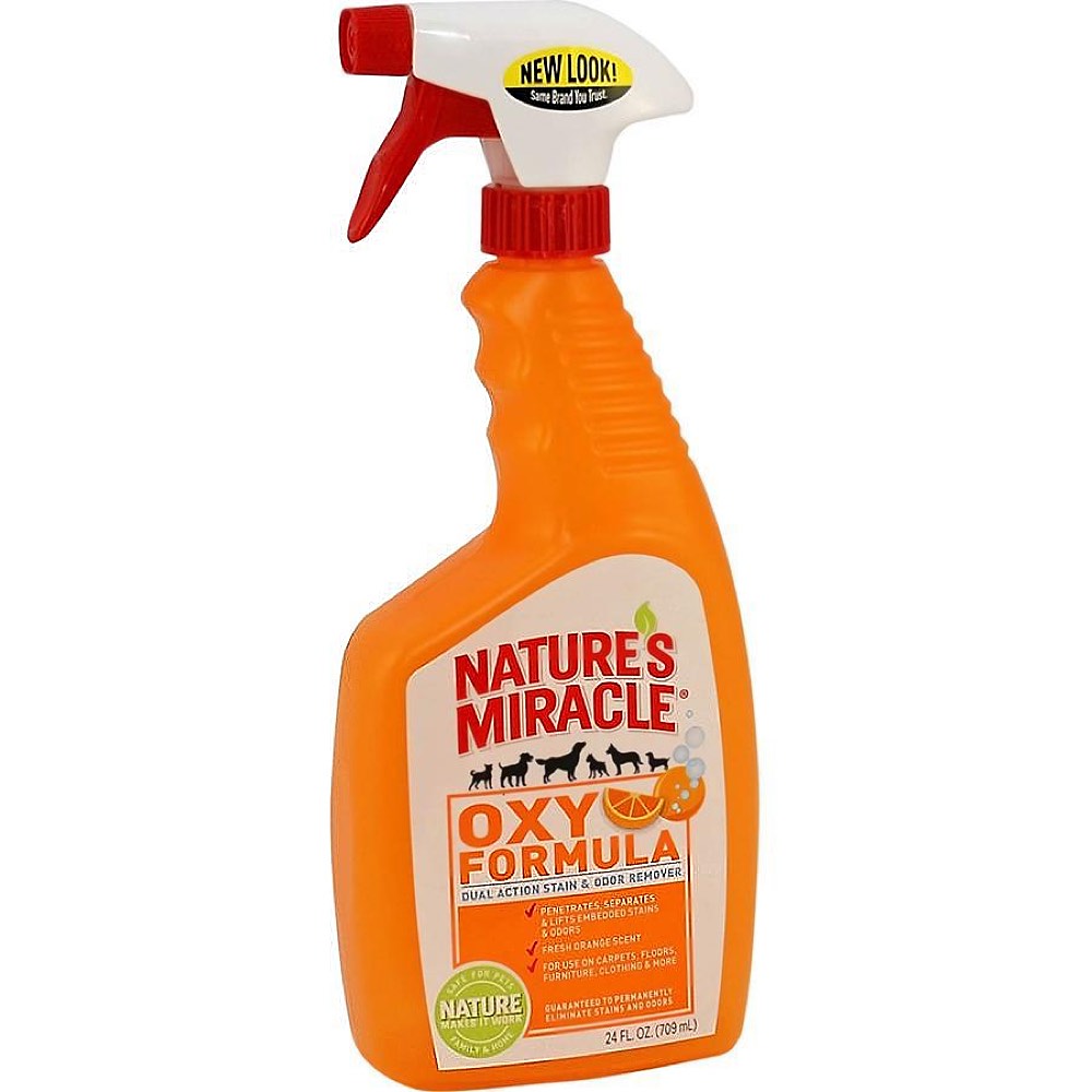 Nature??s Miracle Dual-Action Oxy Orange Formula Stain & Odor Remover Spray 24oz