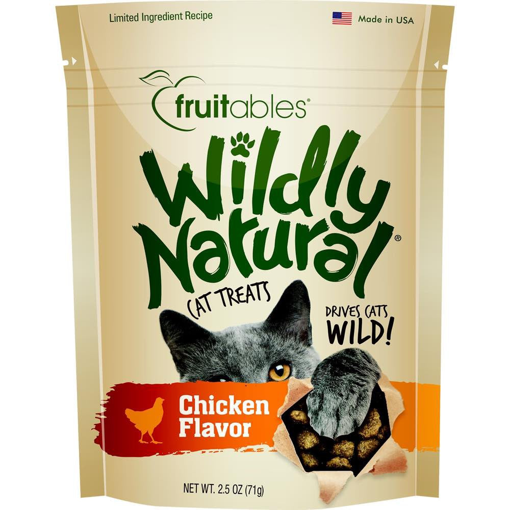 $1 OFF: Fruitables Wildly Natural Chicken Cat Treats 2.5oz