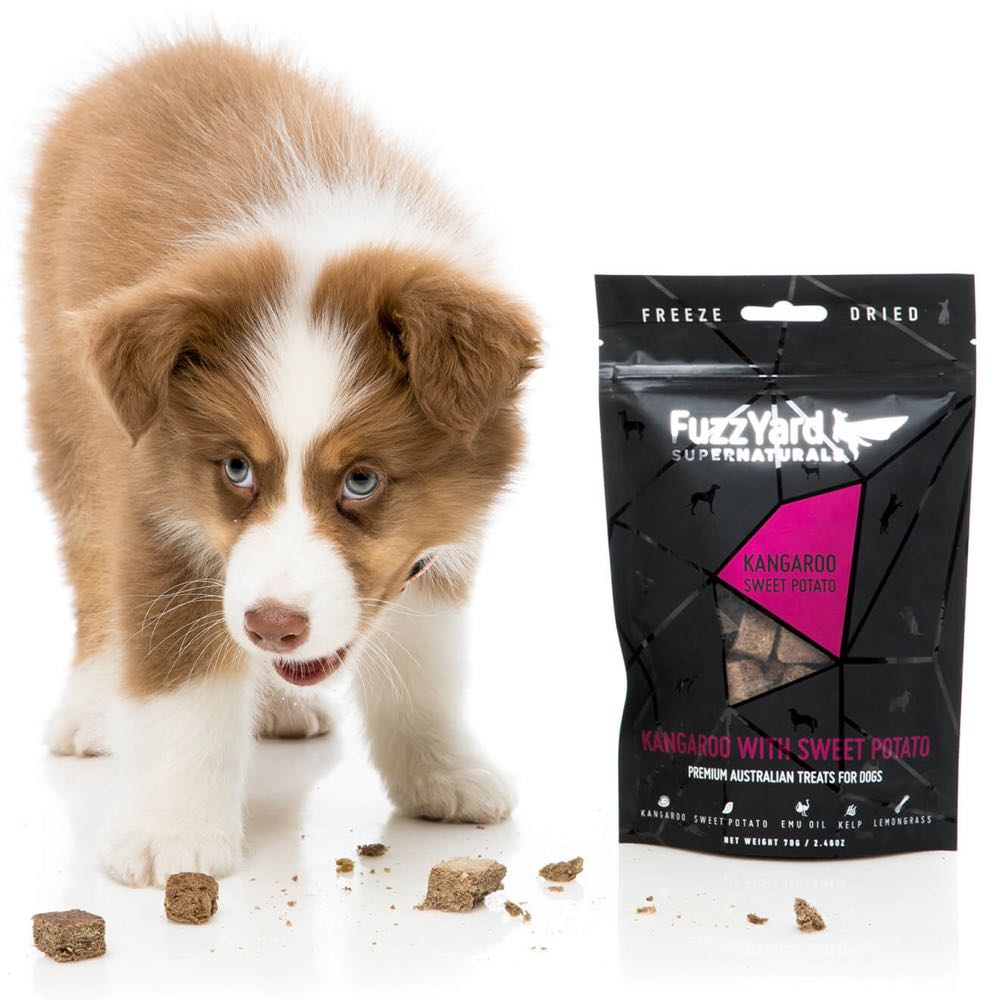 FuzzYard Supernaturals Kangaroo With Sweet Potato Freeze Dried Dog Treats 70g