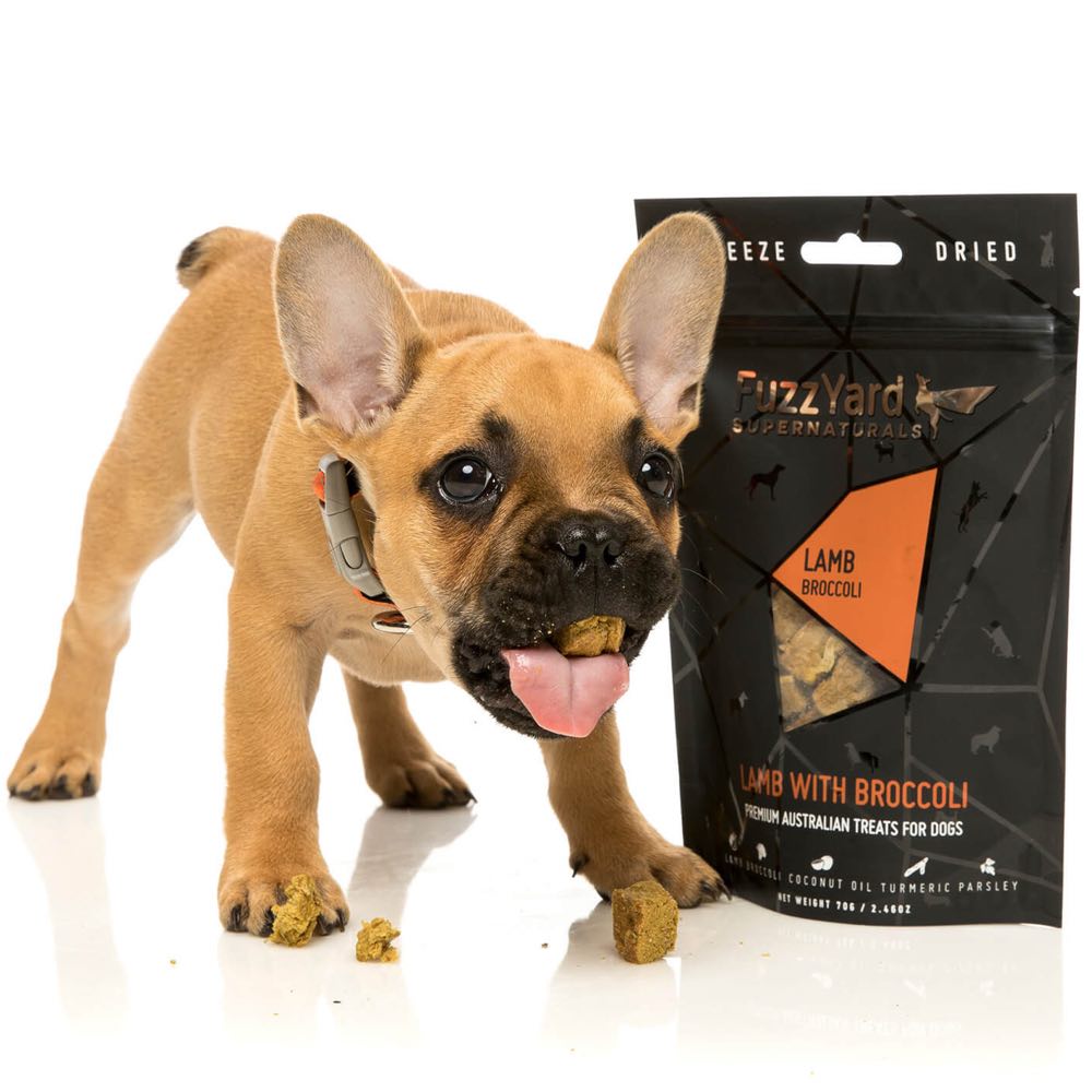 FuzzYard Supernaturals Lamb With Broccoli Freeze Dried Dog Treats 70g