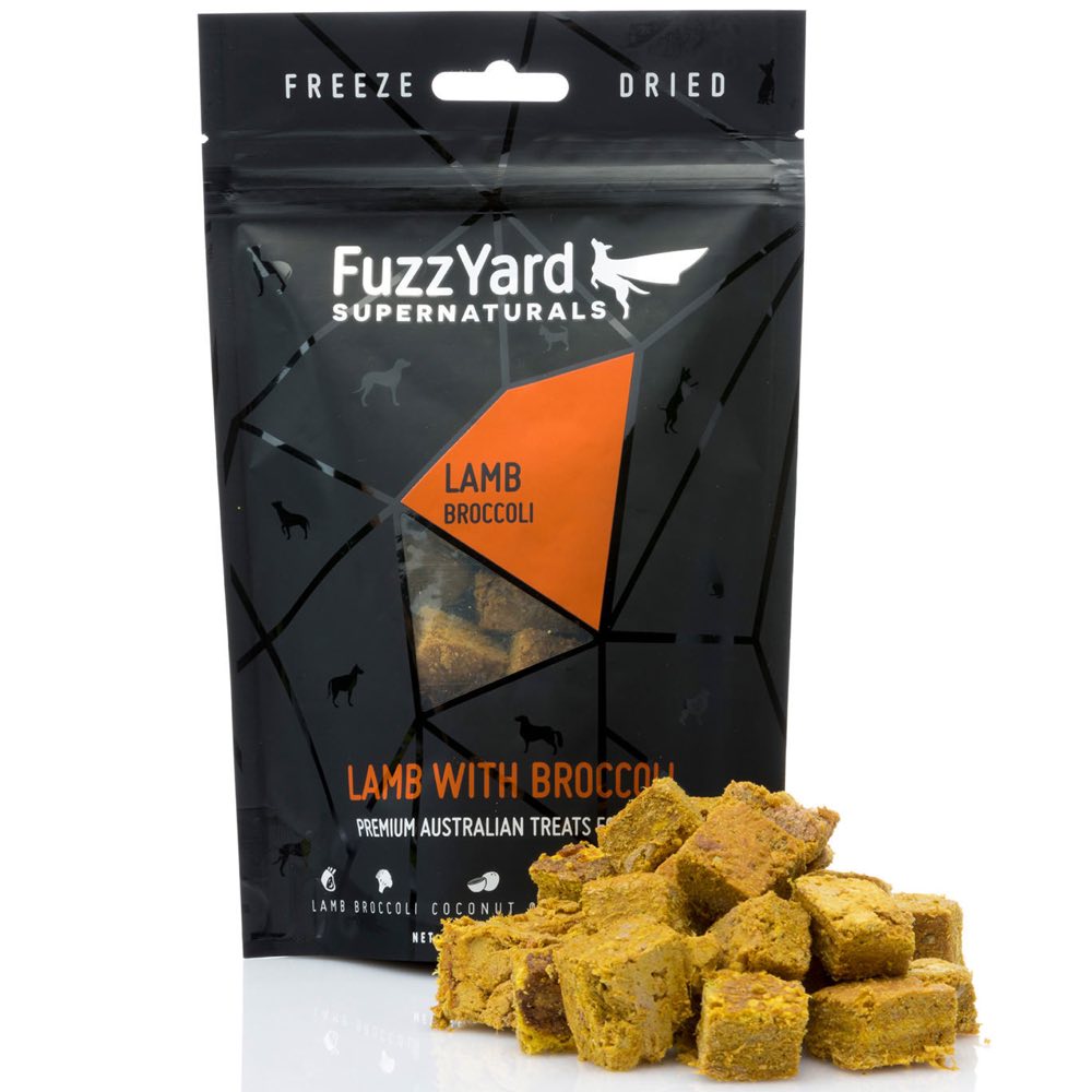 FuzzYard Supernaturals Lamb With Broccoli Freeze Dried Dog Treats 70g