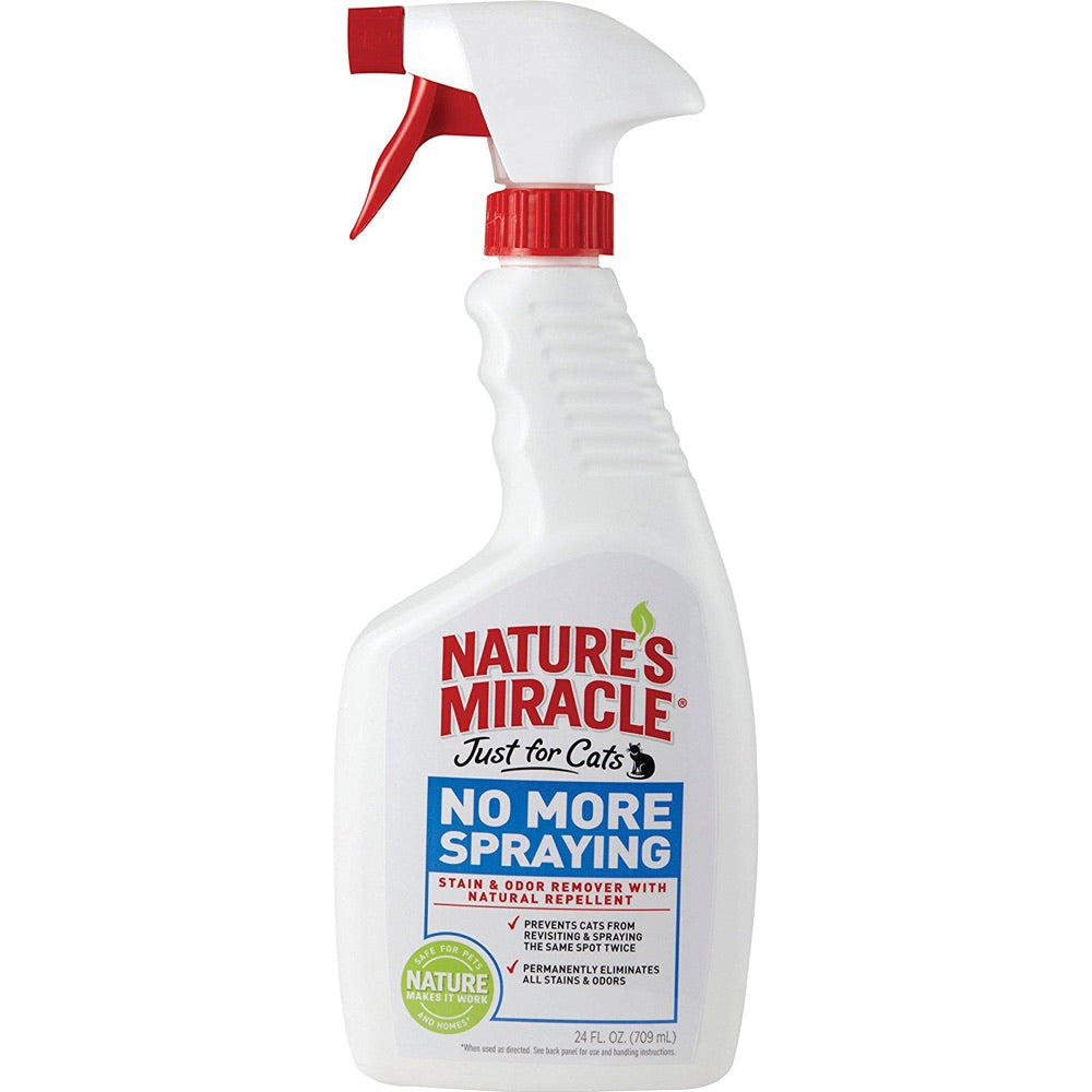 Nature??s Miracle Just For Cats No More Spraying Stain & Odor Remover with Natural Repellent Spray 24oz