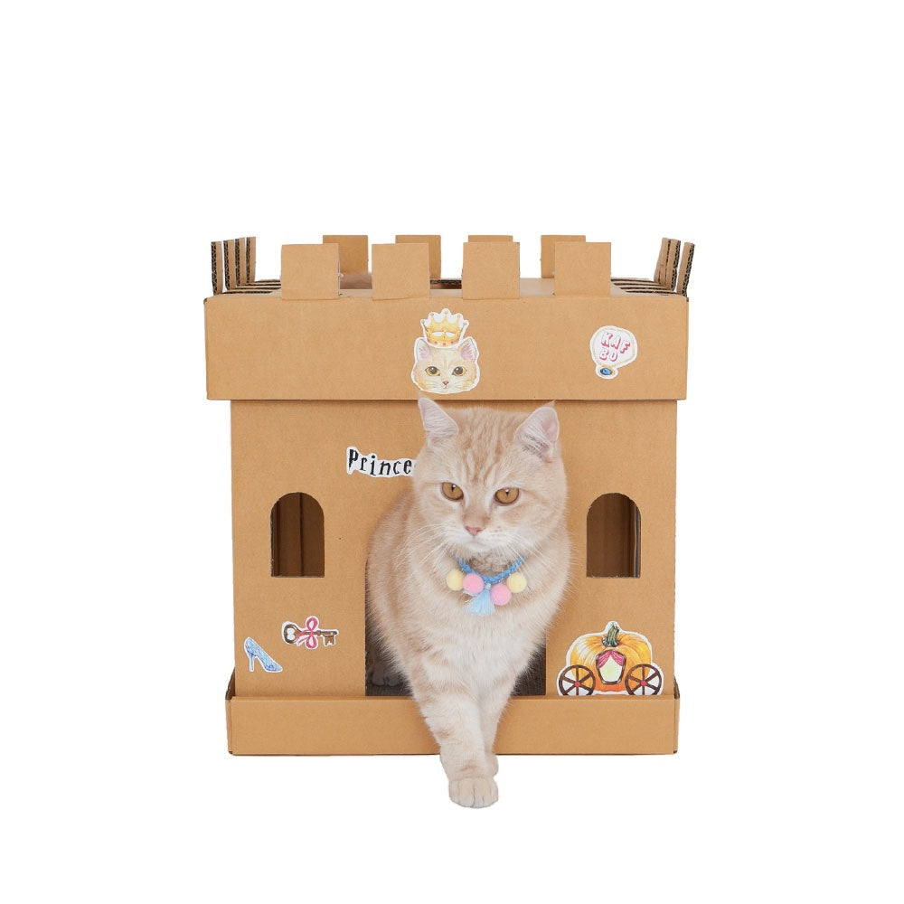 Kafbo Castle Cat Cube With The Princess Sticker (The Ginger Cat)
