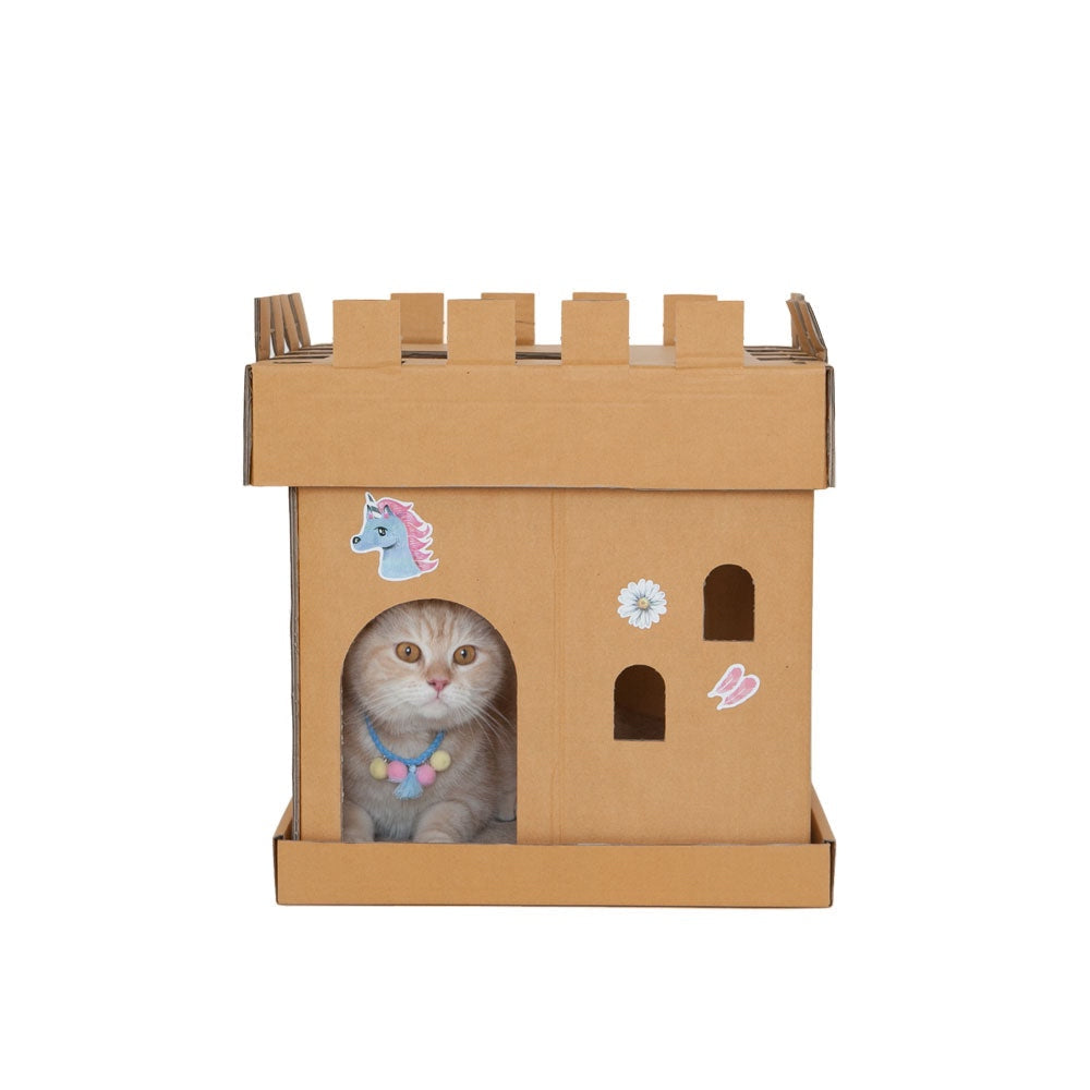 Kafbo Castle Cat Cube With The Princess Sticker (The Ginger Cat)