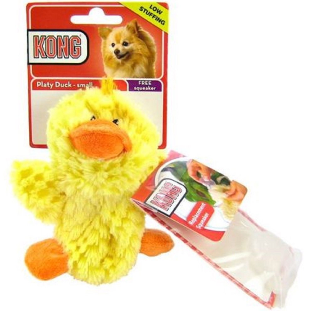 Kong Platy Duck Plush Dog Toy Small