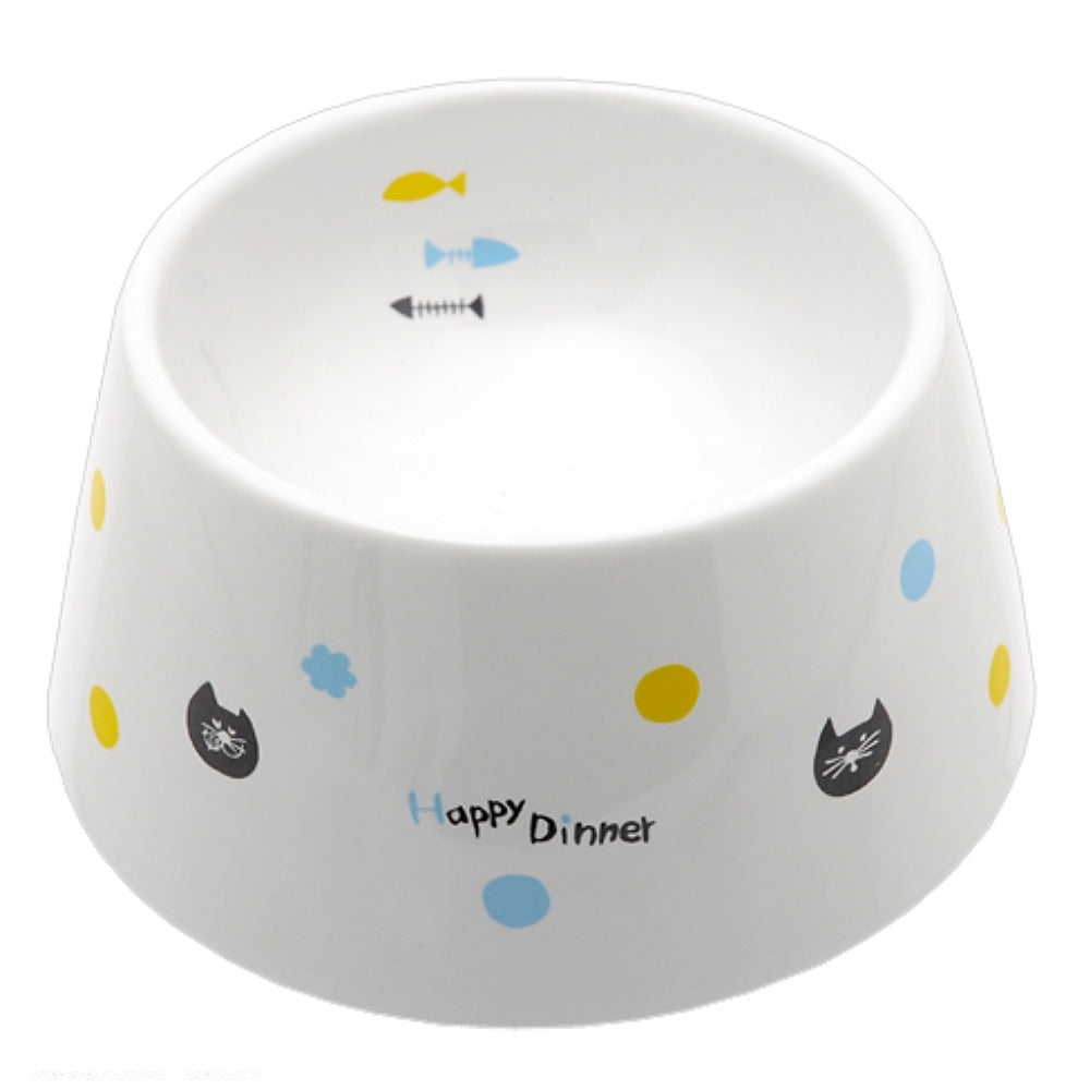 Marukan Easy Eat Ceramic Cat Dish