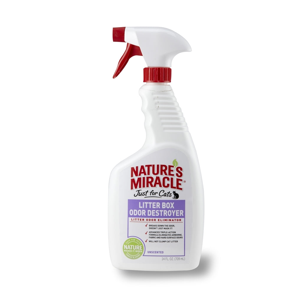 Nature??s Miracle Litter Box Odor Destroyer Unscented Spray 24oz