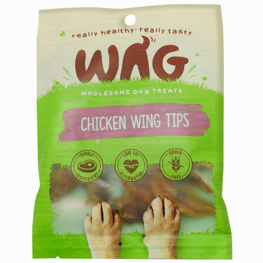 WAG Chicken Wing Tips Grain-Free Dog Treat 50g
