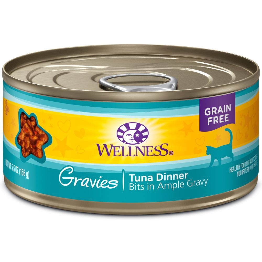 Wellness Complete Health Gravies Chicken & Tuna Dinner Grain-Free Canned Cat Food 85g