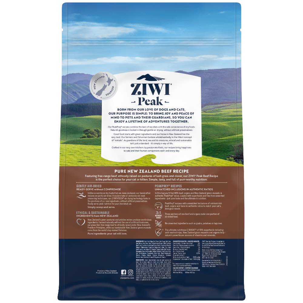 25% OFF: Ziwi Peak Air-Dried Beef Cat Food