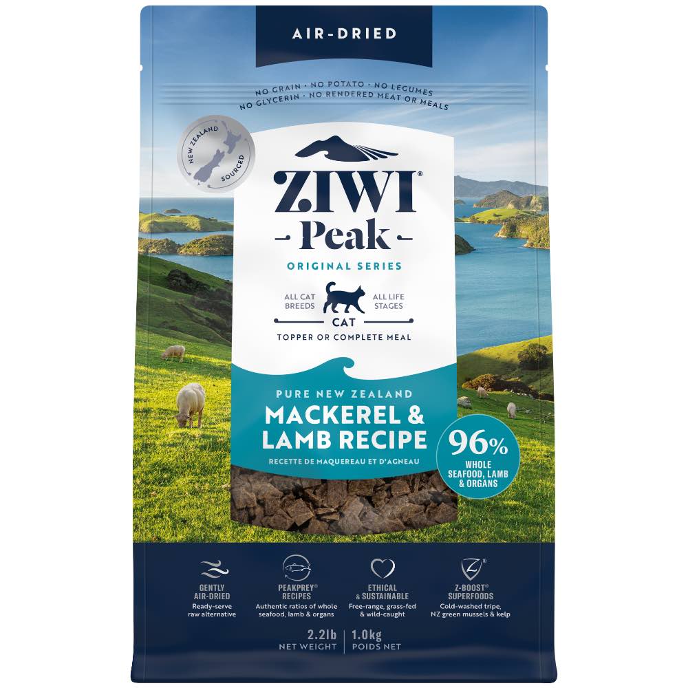 25% OFF: Ziwi Peak Air-Dried Mackerel & Lamb Cat Food